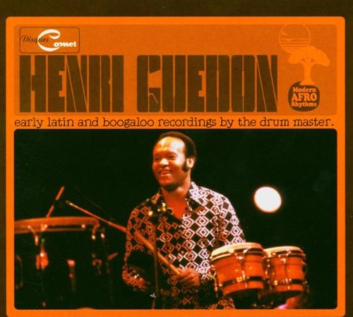 Album cover featuring Henri Guedon, a drummer, in a patterned shirt.