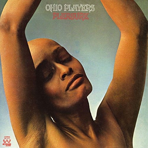 Album cover for The Ohio Players’ “Pleasure,” featuring a man looking up.