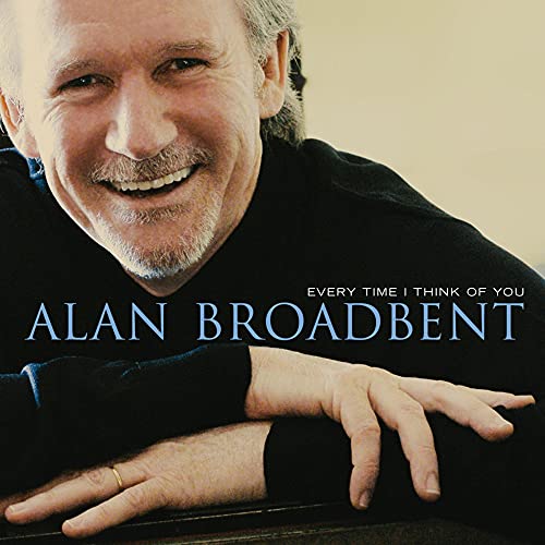 Alan Broadbent CD cover featuring a smiling portrait of the artist.