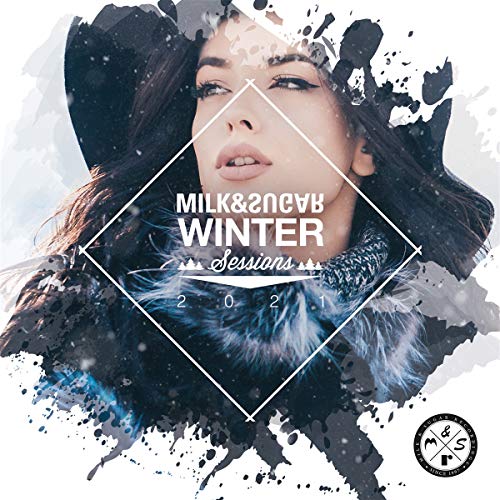 CD cover for Milk & Sugar’s “Winter Sessions 2021” featuring a woman’s face.