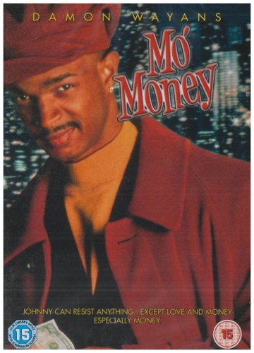 Mo' Money" DVD cover featuring Damon Wayans in a red hat and jacket.