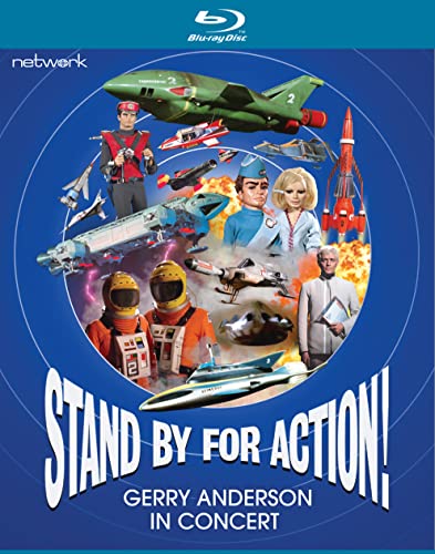 DVD cover for "Stand By For Action!" featuring sci-fi vehicles and characters.