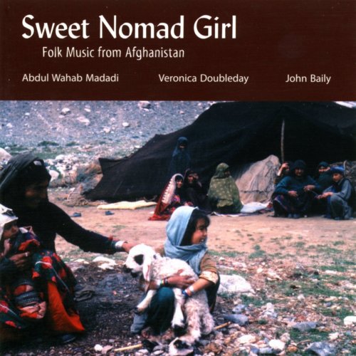 CD cover: Afghan landscape with people and animals, titled "Sweet Nomad Girl".