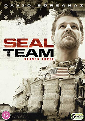 DVD cover for "Seal Team" Season 3 featuring David Boreanaz.