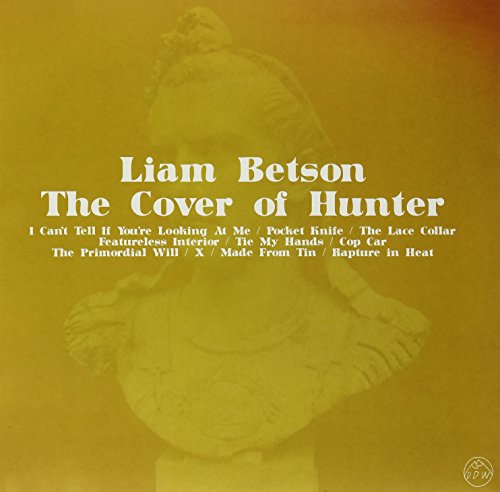 Vinyl album cover for Liam Betson’s “The Cover of Hunter” with a bust sculpture.