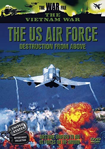 DVD cover for "The US Air Force - Destruction From Above" featuring a jet.