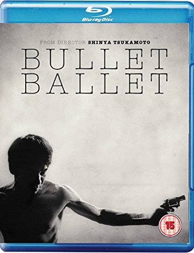 Bullet Ballet" Blu-ray cover with a man holding a gun in grayscale.