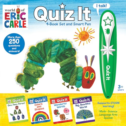 World of Eric Carle: Quiz It 4-Book Set and Smart Pen