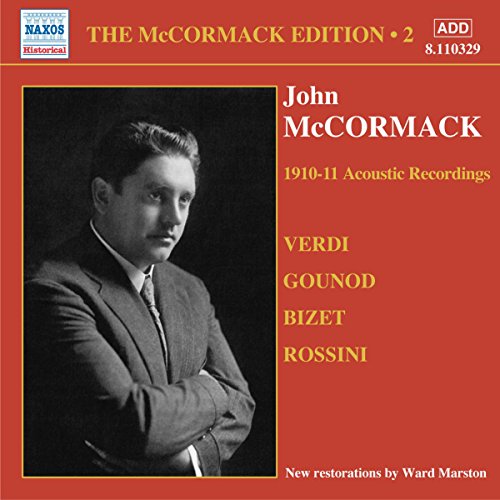 CD cover featuring a portrait of tenor John McCormack and composer names.