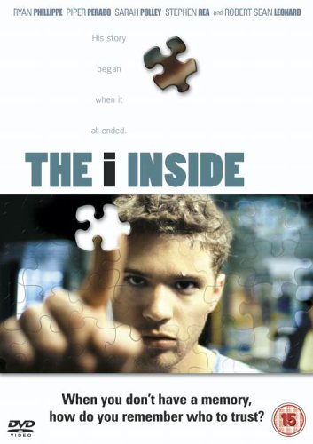 DVD cover for "The I Inside" featuring a man and puzzle pieces.