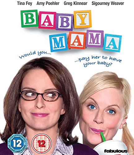 “Baby Mama” Blu-ray cover featuring Tina Fey and Amy Poehler.