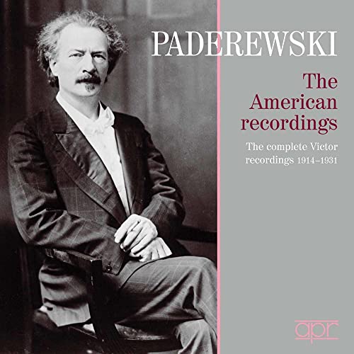 Portrait of Ignacy Jan Paderewski, a classical pianist, on CD cover.