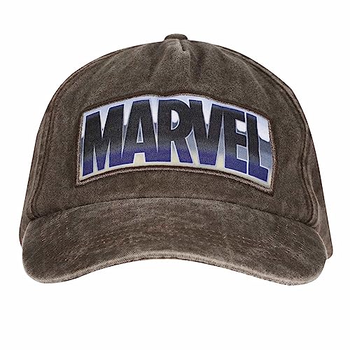 Marvel Comics - Vintage Wash Logo (Unisex Blue Baseball Cap) One Size