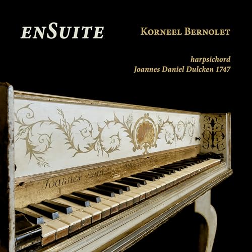 CD cover featuring an antique harpsichord with ornate detailing.