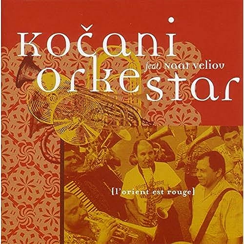 CD cover for Kocani Orkestar featuring musicians and an accordion.