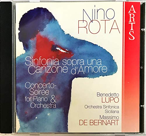 CD cover for Nino Rota’s "Sinfonia sopra una Canzone d'Amore" with abstract face.