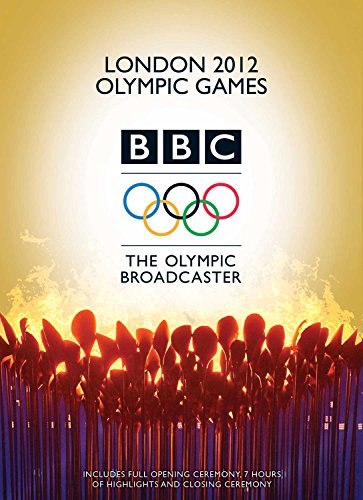 DVD cover for London 2012 Olympic Games, featuring BBC logo and Olympic rings.