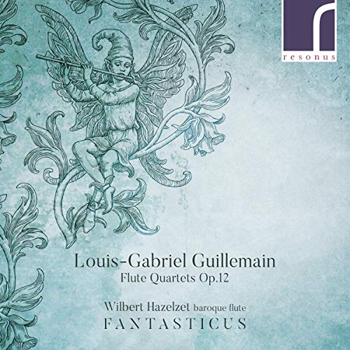 CD cover: winged figure playing a flute amidst ornate floral designs.