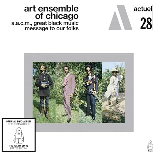 Album cover for Art Ensemble of Chicago’s “Message To Our Folks” vinyl.