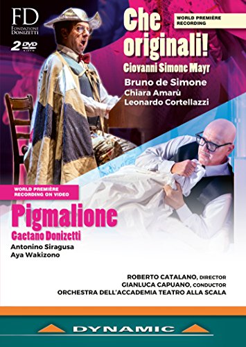DVD cover for "Mayr:che Originali" opera featuring performers in costume.