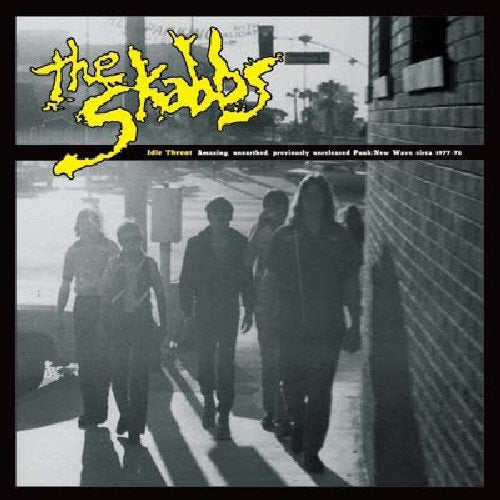 CD cover for "Idle Threat" by The Skabs, showing figures walking away.