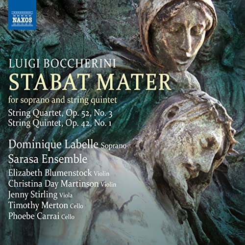 CD cover for Luigi Boccherini’s “Stabat Mater” featuring sculpted figures.