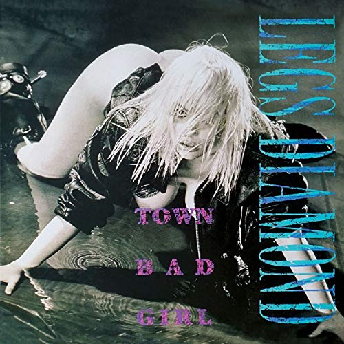 CD cover: blonde woman in leather jacket, leaning against a motorcycle.