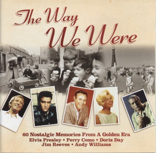 CD cover for “The Way We Were,” featuring nostalgic photos and artists.