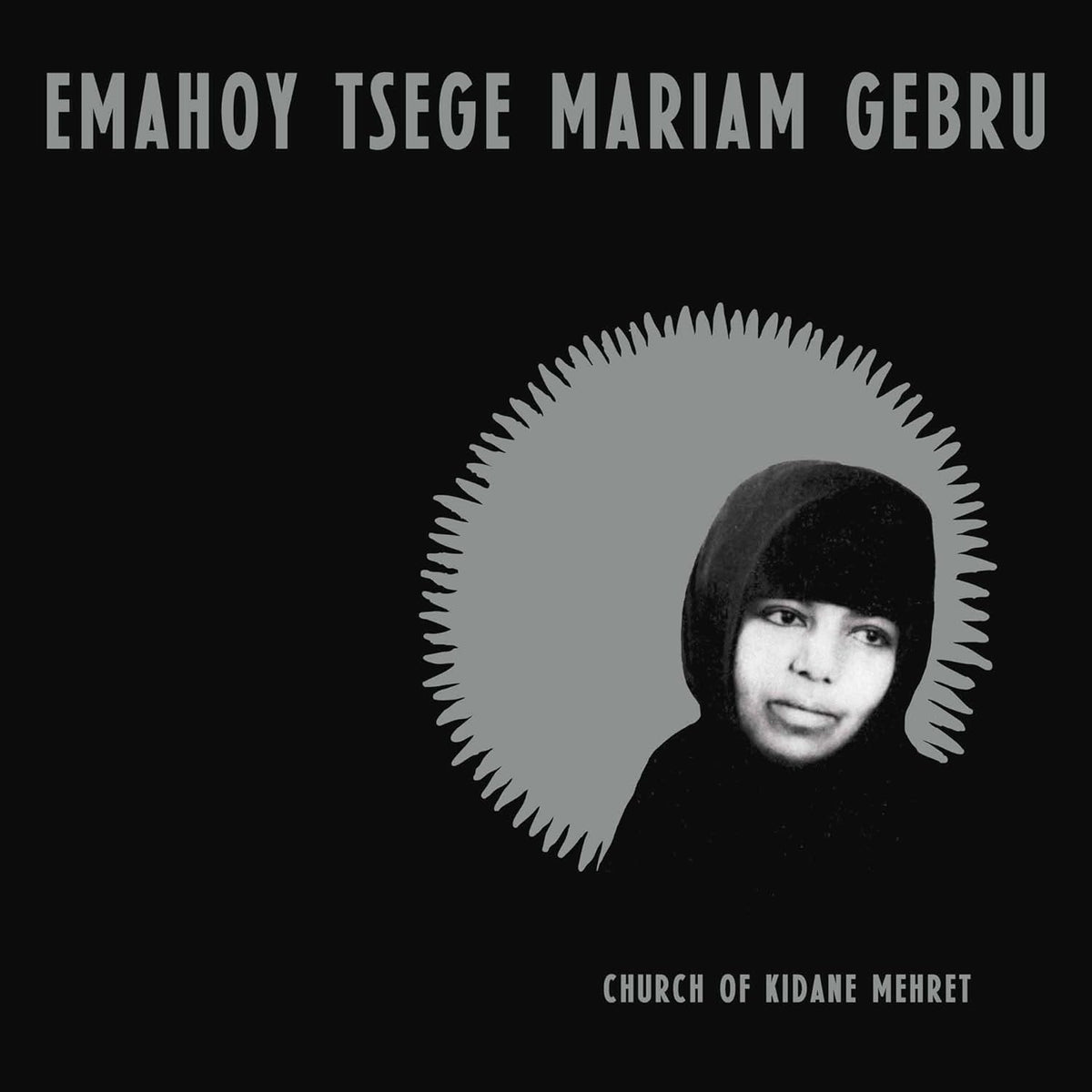 CD case featuring Emahoy Tsege Mariam Gebru, likely with church imagery.