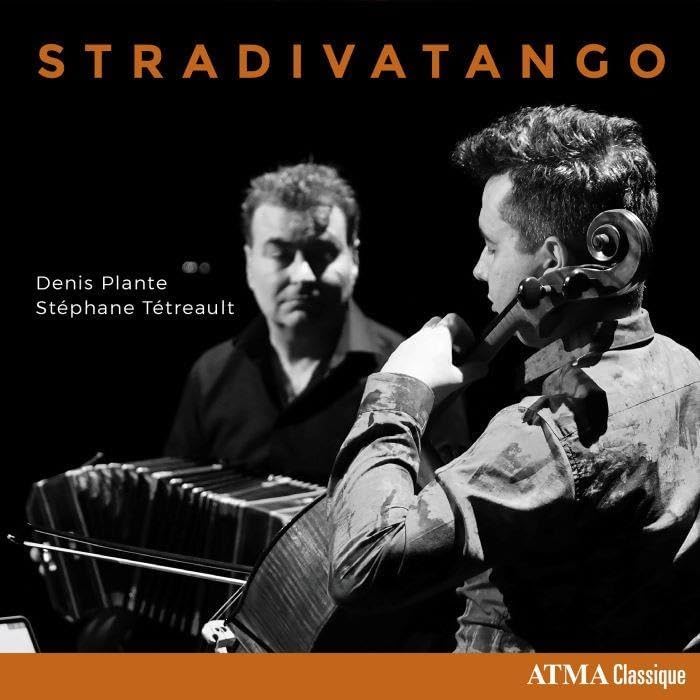 CD cover featuring two musicians playing accordion and violin in shadow.
