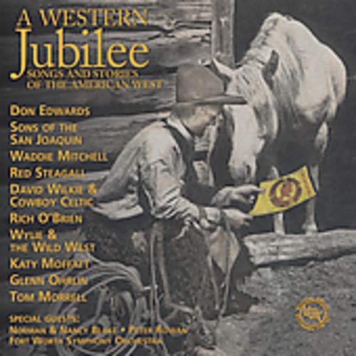 CD cover: Cowboy with horse, text āA Western Jubileeā, and artist names.