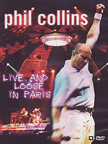 Phil Collins performing live in Paris, DVD cover art.