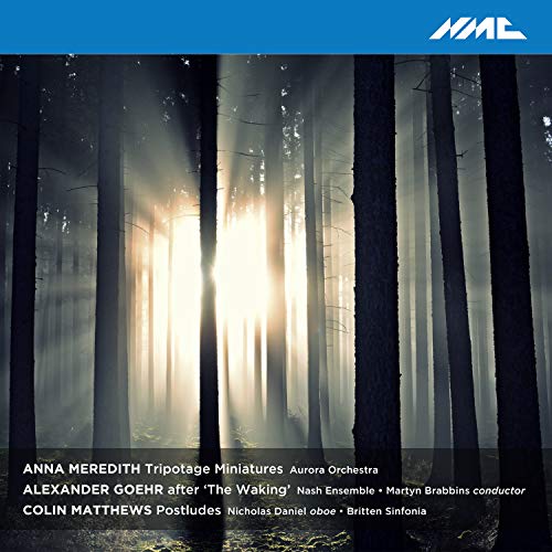 CD cover: dark forest scene with composer and orchestra details below.