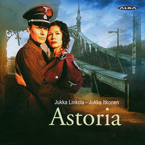 CD cover for "Astoria" featuring a couple and a bridge backdrop.