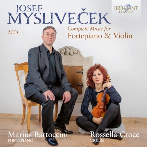 CD cover featuring musicians Marius Bartoccini and Rossella Croce, portrait.