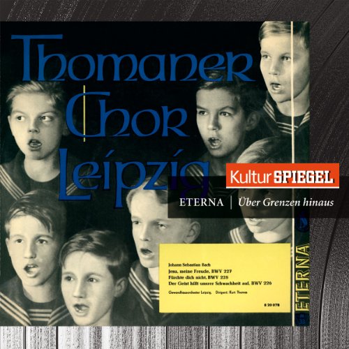 CD cover featuring a choir of young boys with blue text and a logo.