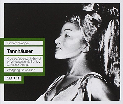CD cover for Wagner’s *Tannhäuser* featuring a soprano in profile.