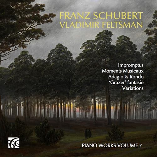 CD cover: forest scene with composers Schubert and Feltsman’s names.