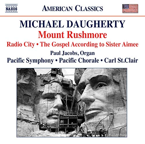CD cover for "Mount Rushmore" by Michael Daugherty, featuring the monument.