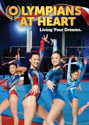 DVD cover featuring four young gymnasts in competition leotards.