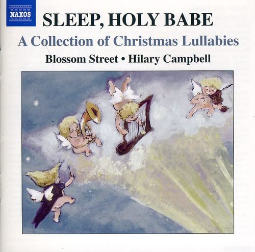 CD cover: angels playing instruments against a blue, cloudy sky.
