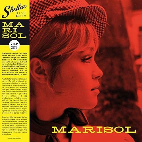 Vinyl record cover featuring a portrait of Marisol in a patterned hat.