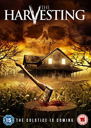 DVD cover art featuring a house, a bloody axe, and a skull-shaped cloud.