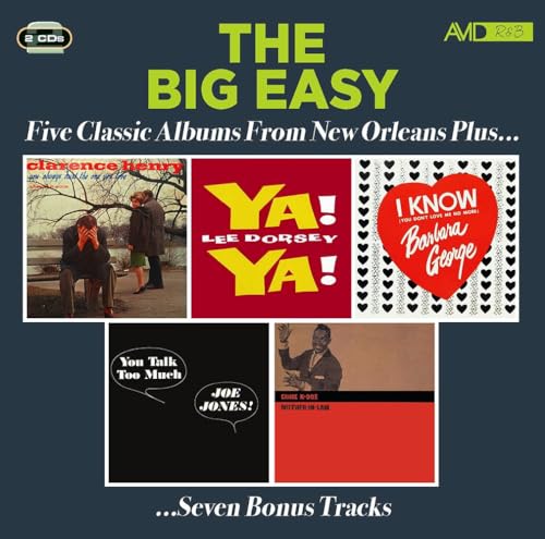 Album cover for The Big Easy featuring five smaller album art thumbnails.