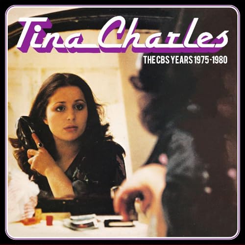 Tina Charles album cover, "The CBS Years 1975-1980," featuring a portrait.