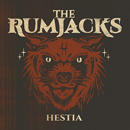 Album cover for The Rumjacks’ “Hestia” featuring a red fox illustration.
