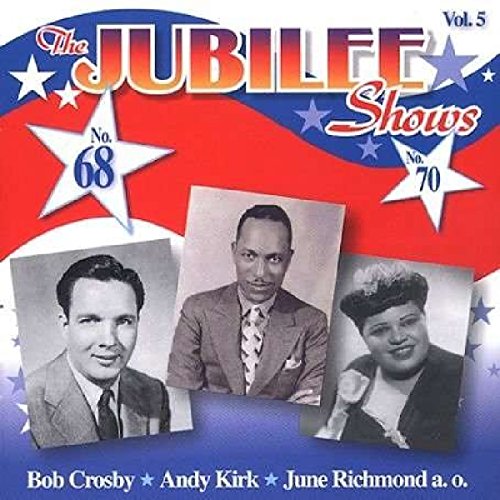CD cover for "The Jubilee Shows Volume 5" featuring three portrait photos.