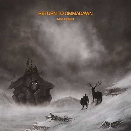Album cover: misty landscape with castle, deer, and figure.