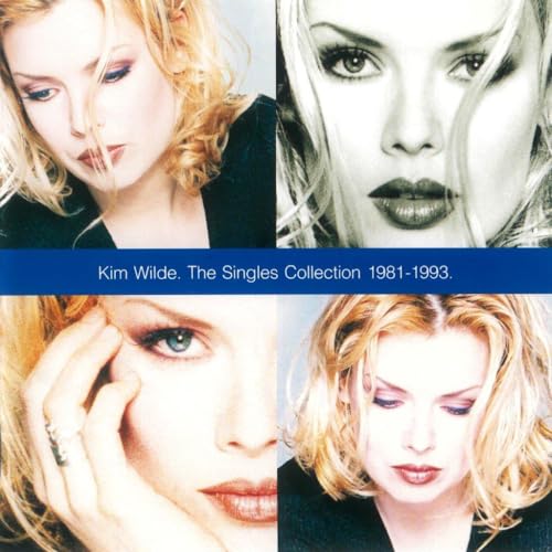 CD cover for Kim Wilde’s “Singles Collection 1981-1993” featuring four portraits.