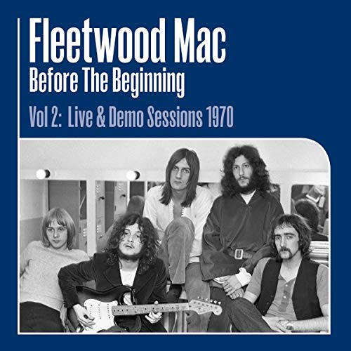 Fleetwood Mac album cover featuring a black and white photo of the band.